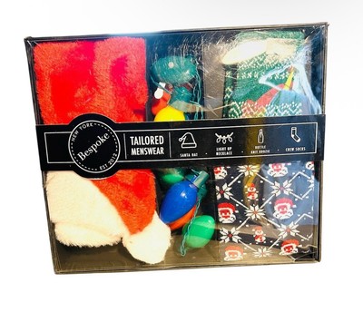 Bespoke Holiday Gift Box Travel Accessory Set Hat/socks/ necklace/Bottle Koozie