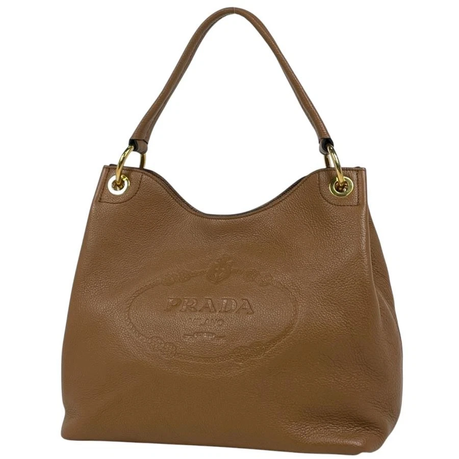 PRADA Vitello Shoulder Bag Brown Bags & Handbags for Women for