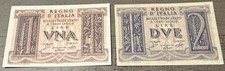 Italy/1939/1&2 Liras/Julius Caesar/Caesar Augustus/Roman/Emperor/P-26 & 27/AU.