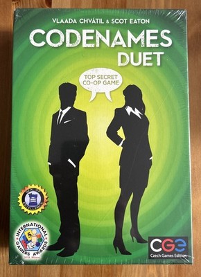 **NEW SEALED** Codenames Duet - Two Player Word Deduction Game Top Secret