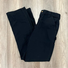 Carhartt Men  s Black Loose Fit Utility Cargo Work Pants 32x34 Style BN0151-M