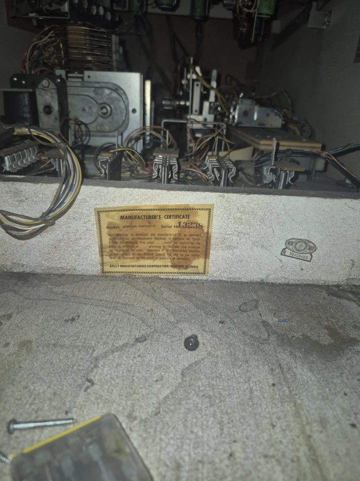 1976 CAPTAIN FANTASY AND THE BROWNIRT COWBOY ПИНБОЛ МАШИНА - Изображение 4 из 4