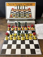 New York Chess Set Complete Big League Promotions NYC Big Apple Twin Towers