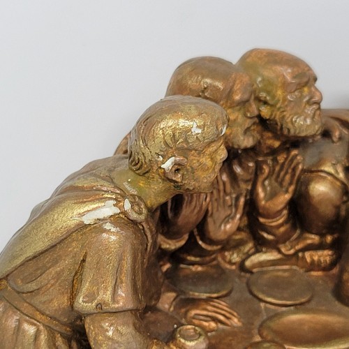 Estatua de tiza firmada por La Última Cena de colección MCM 13,5" - Imagen 3 de 11