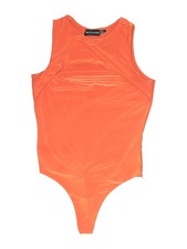 PrettyLittleThing Women Orange Bodysuit 8
