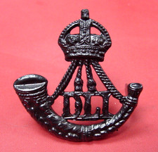 WW1 WW2 Durham Light Infantry Officers cap badge