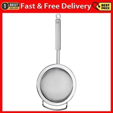 Rösle 95260 Stainless Steel Round Handle Kitchen Strainer, Fine Mesh, Sifter ...