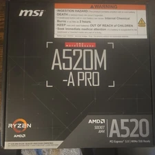 MSI A520M-A PRO V1 Gaming Motherboard