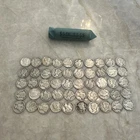 Mercury Dimes $5 Roll of 50 90% Silver