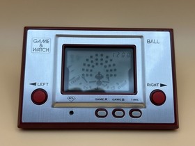 Nintendo Game & Watch BALL AC-01 Silver Series 1980 With Box