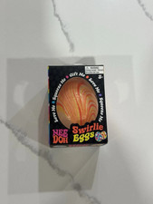 Needoh Swirlie Eggs Squishy Egg; Nee Doh Swirly Eggs, Easter Gift Squeeze Toy