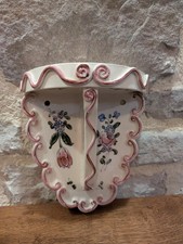 Console murale, sellette en faïence de St Leu, Saint-Leu-la-fôret