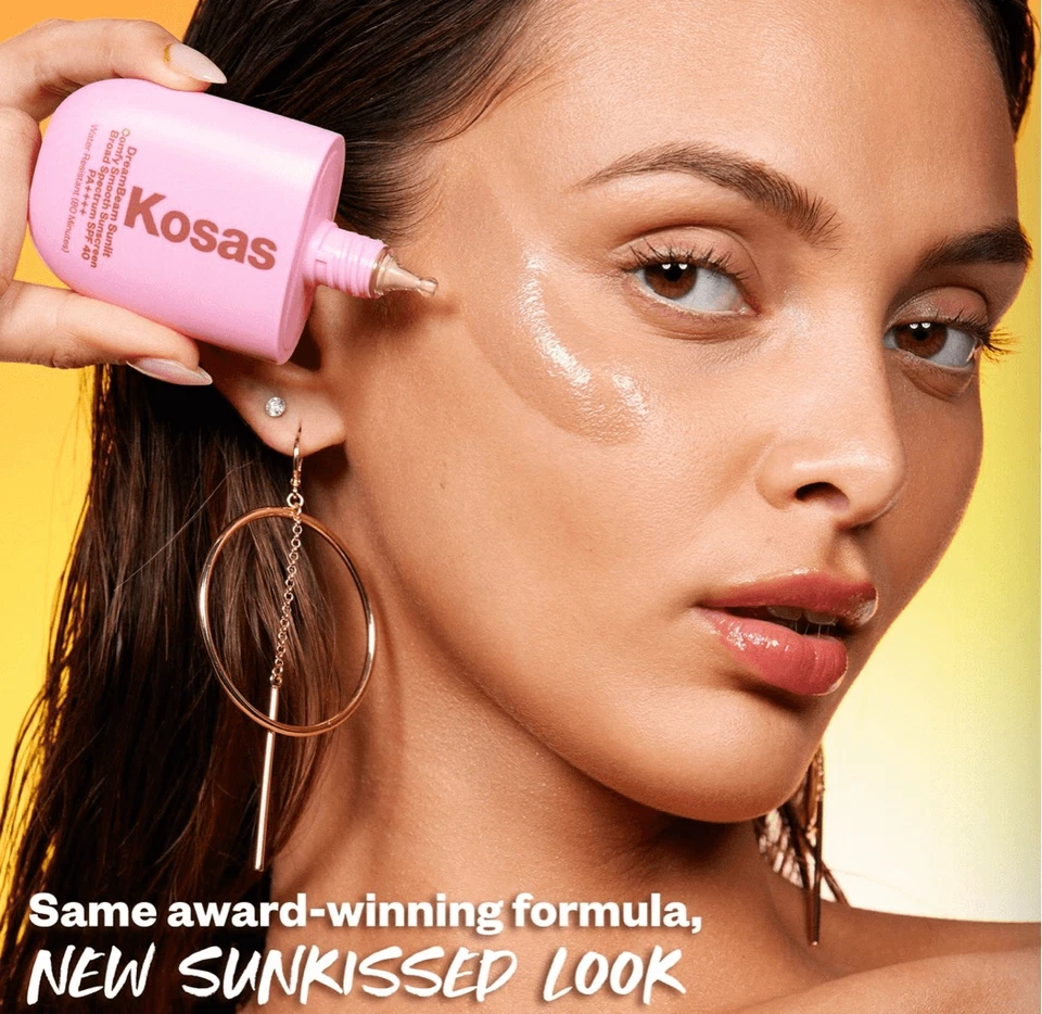 KOSAS DreamBeam Sunlit Comfy Smooth SPF 40- NIB FULL SIZE - Image 2 of 4