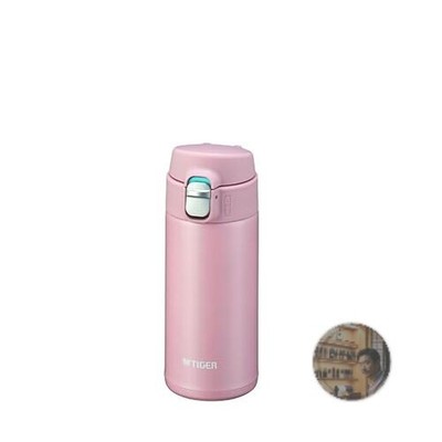 Tiger MMJ-S036PJ 360ml Stainless Steel Water Bottle Pearl Pink Dishwasher Safe