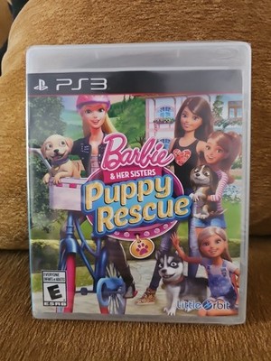 Barbie & Her Sisters Puppy Rescue PS3 Video Game New Factory Sealed Kids Girf