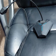 CMTECK Microphone Gooseneck Desktop Computer Microphone, Black