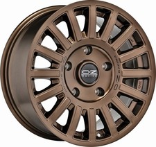 OZ RALLY RAID Alufelgen Satz GLOSS BRONZE BLACK LETTERING 8,5x18 ET38 LK5 120 1