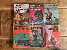 Bancroft Classics x 6 inc KIDNAPPED & THE BLACK ARROW Hbk 1960-70's Hbks