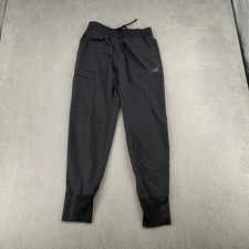 Dickies Dynamix Black Scrub Jogger Pants Womens Small Short DK040S Cargo Pockets