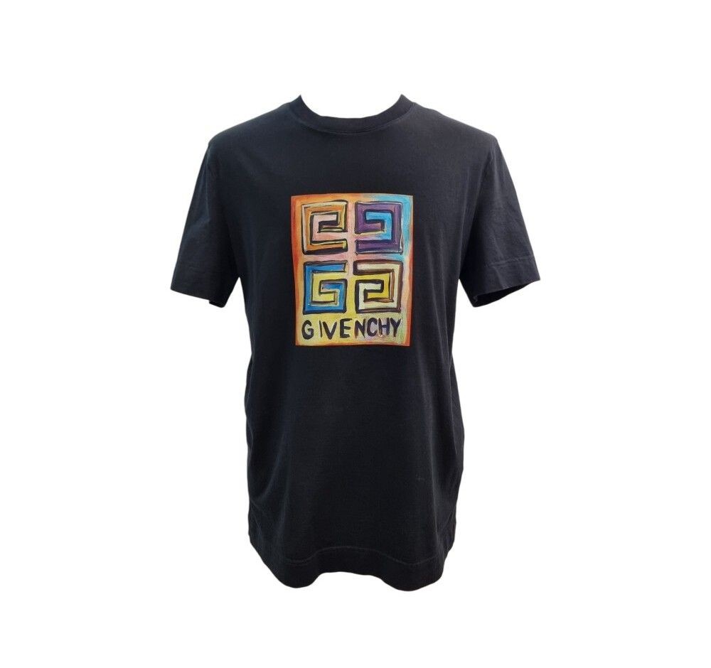 Givenchy Sun Print Short Sleeve T-Shirt Black L6UYDTB6 152199769