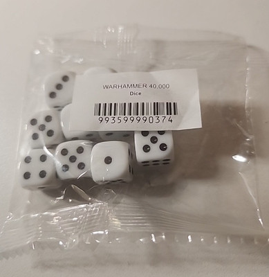 Warhammer 40K Dice Set 10 Dice NEW Sealed Games Workshop