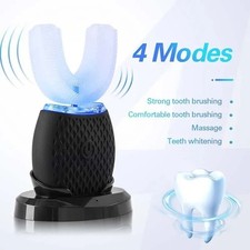360 U Shaped Electric Toothbrush Rechargeable Sonic Adult Toothbrush