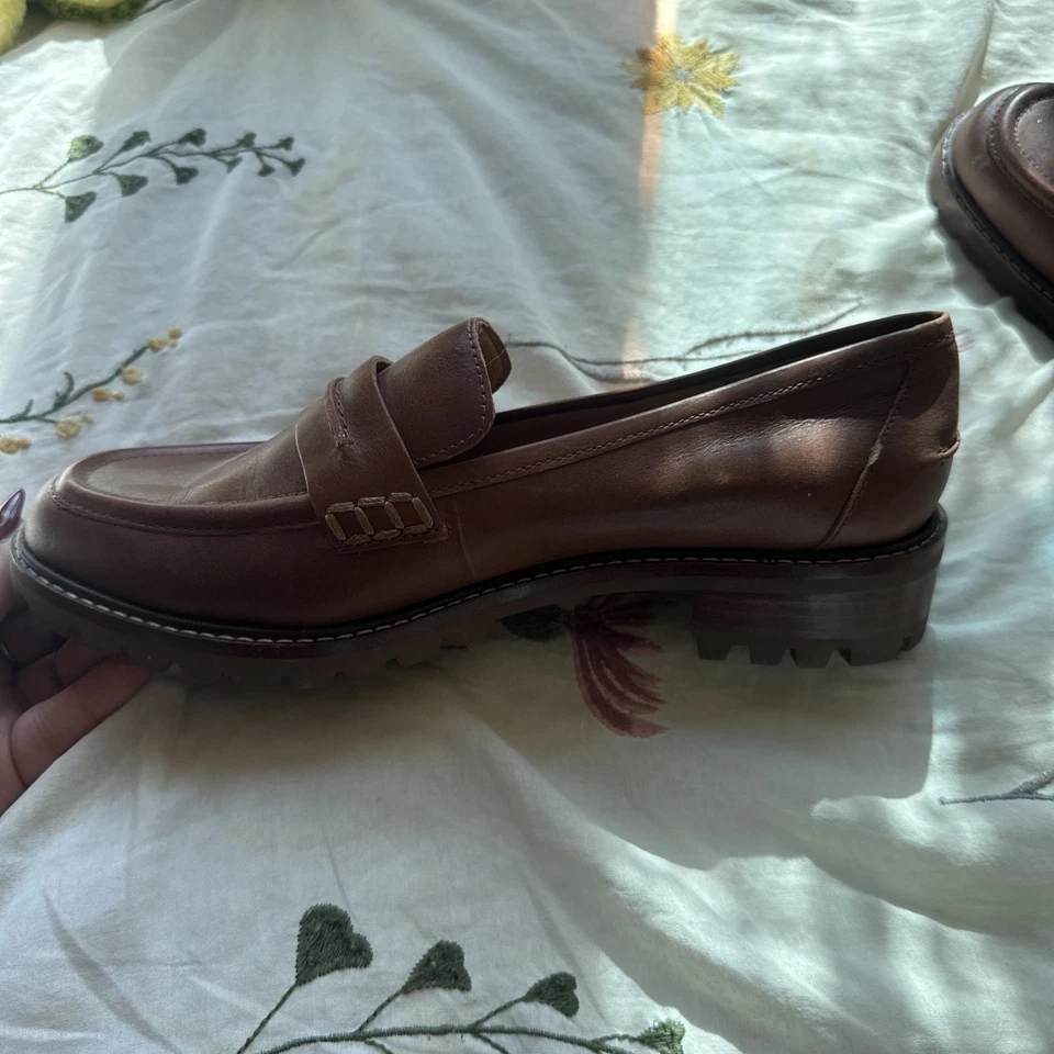 Мокасины Corinne Lugsole Madewell размер 8 сушеная кленовая кожа - Изображение 2 из 4