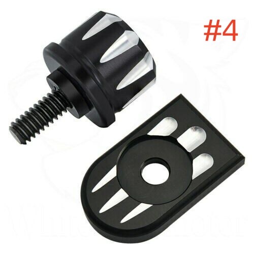 Tuerca de asiento King para Harley Touring Road guardabarros asiento tornillo perno - Imagen 1 de 16