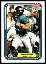 Fred Taylor 2004 Fleer Platinum #115 Jaguars NFL READ FREE SHIPPING AutographDen