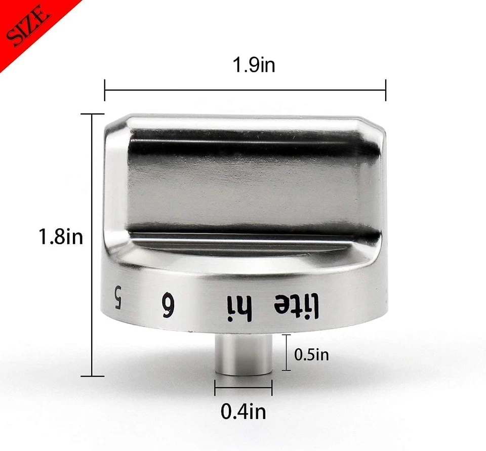 5304502763 Range Control Knob  for Frigidaire Stove Replaces PS11724147 AP598406 - Imagem 3 de 4