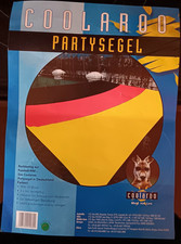 coolaroo sonnensegel partysegel 4 x 3 meter deutschlandfahne neu