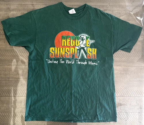 90s Reggae Sunsplash Uniting World Through Music Ra 1990s vintage concert t-shirt, vintage, single stitch, B+ condition
