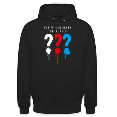 Die Drei Fragezeichen Wir Übernehmen Jeden Fall Unisex Hoodie