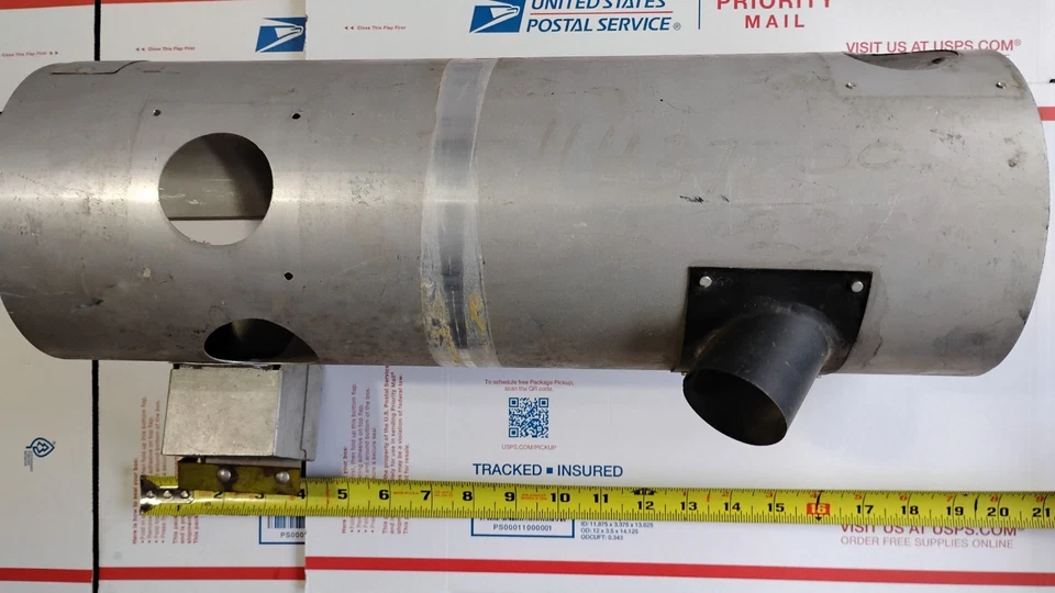 AIRCRAFT MUFFLER HEAT SHROUD CESSNA PIPER BEECH--我不知道它适合美国 — 第 2/4 张图片