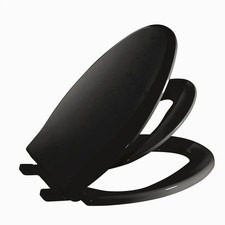 Toilet Seat, Elongated Toilet Seat with Toddler Seat Built in, Potty Training