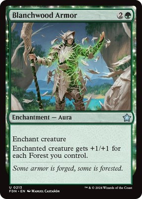 NM - Blanchwood Armor [FDN - 213] Foundations
