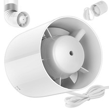 Extracteur D'air 100mm, Extracteur Dair 130 m³/h, 34dB Leise, Extracteur Air