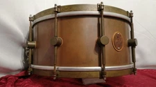 A F Raw Brass 14X6.5 Snare Drum