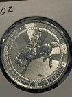 Scottsdale Mint 1 Troy Oz Cowboy Round! .9999 Fine Silver/