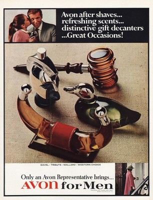1967 Avon for Men: After Shaves Vintage Print Ad