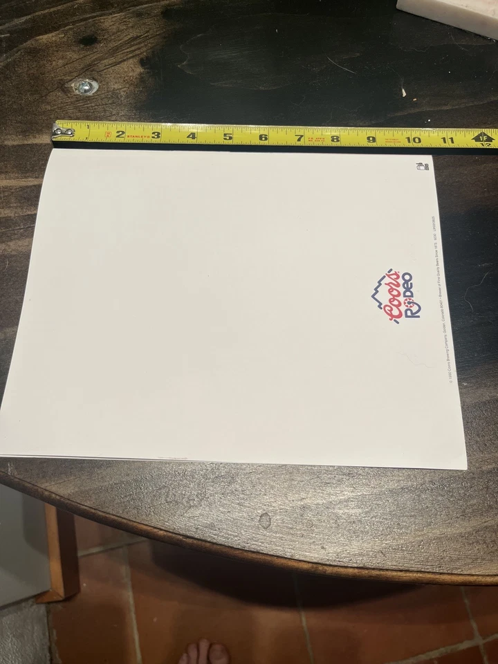 (2) VINTAGE 1990’s Coors Rodeo Autograph Sheets- New Old Stock- PRCA IPRA - Image 4 of 4