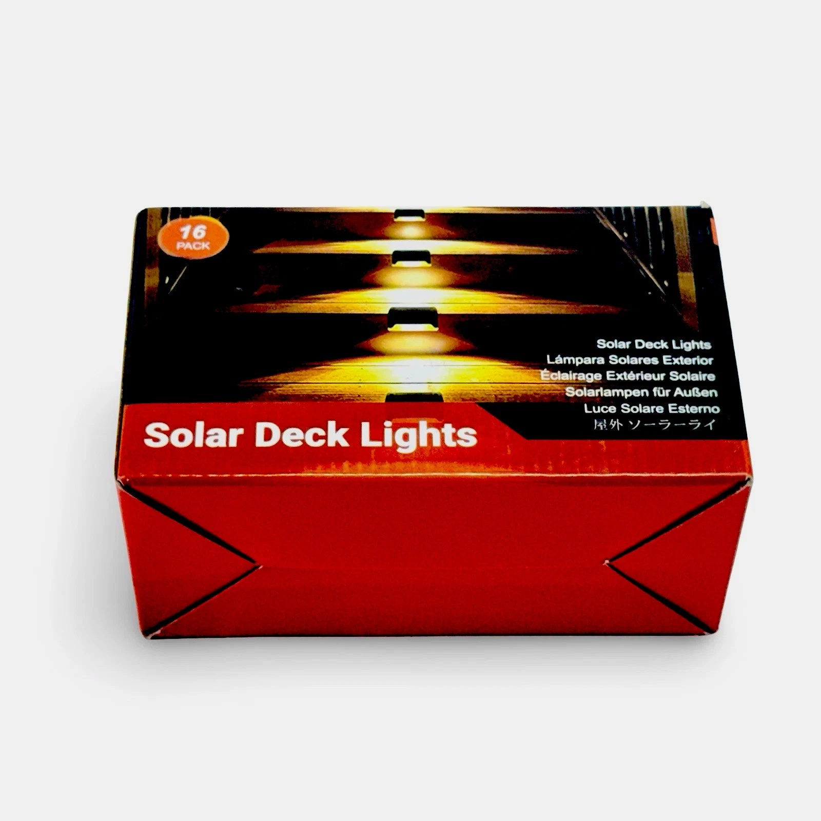 Led Solar Deck Lights 16 Pcs Waterproof Outdoor Stairs Steps Fences Railings New