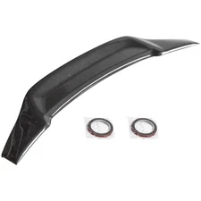 Carbon Black Rear Trunk Spoiler Wing Lip Trim For LEXUS IS250 IS350 ISF 06-13