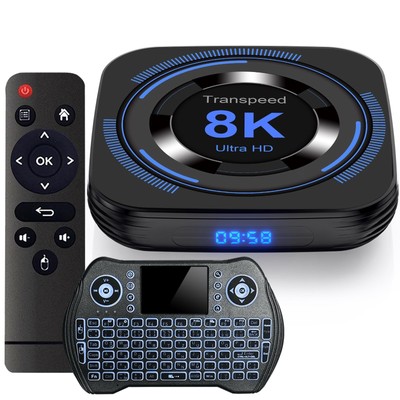 Android TV Box 12.0 4GB 64GB - 8K HDR10 BT5.0 USB 3D Ethernet with Mini Backl...