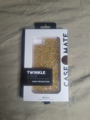 Case-Mate Twinkle Case for Apple iPhone SE/8/7/6s/6 - Gold 