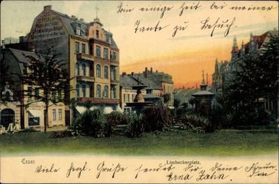 Postcard Essen in the Ruhr area, Limbeckerplatz - 3216465