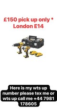 DEWALT TwinPack Drill DCK2060D2T 18V 2 x 2.0Ah Li-Ion XR Brushless Cordless Set