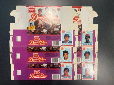 1986 Meadow Gold Milk Double Play Ice Cream Complete Box Set (16) Rose Sandberg