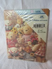 TEDDY BEAR COVER Mini Max Photo Album KPP-46100 4"x6" holds 100 photos