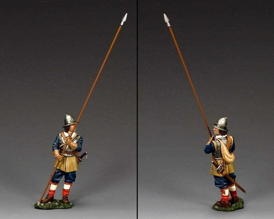 KING AND COUNTRY English Civil War Vertical Pikeman (Royalist) PnM004B  Diecast